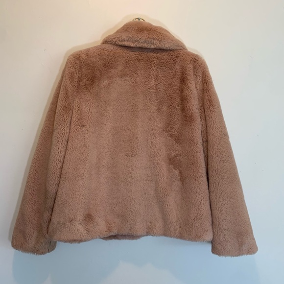 Skye’s The Limit Teddy Faux Fur Blush Jacket - Picture 5 of 7